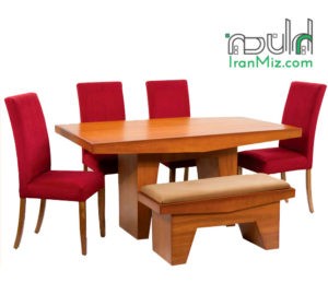 میز ناهار خوری چوبی