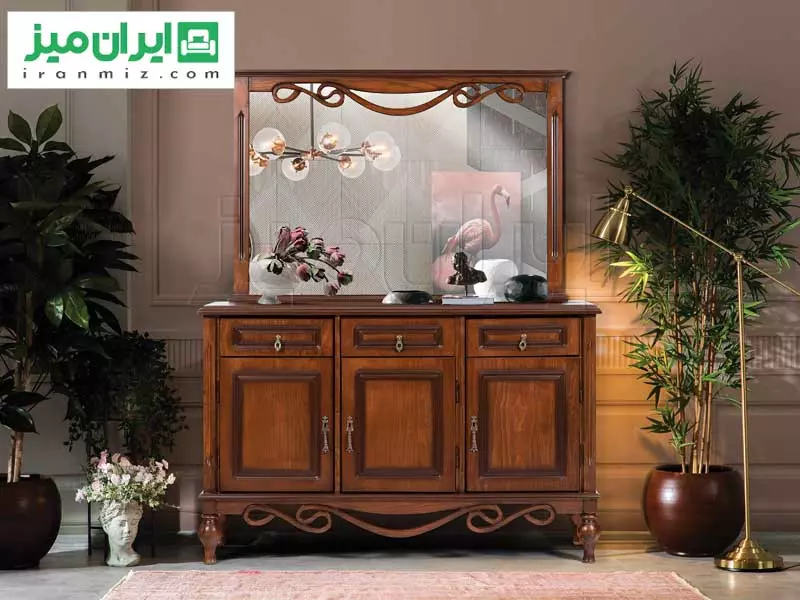 آینه کنسول ساتین