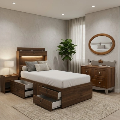 تخت خواب یک نفره ارشام
